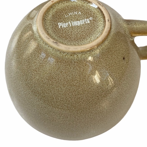 Pier 1 Kioko Flat Cups & Saucer Set Stoneware - Picture 7 of 8